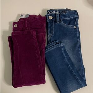Cat & Jack Denim and Corduroy Pants Set